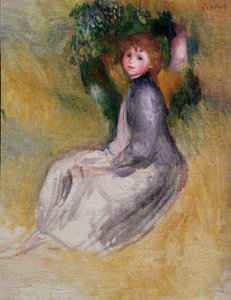 Zittend meisje, 1885